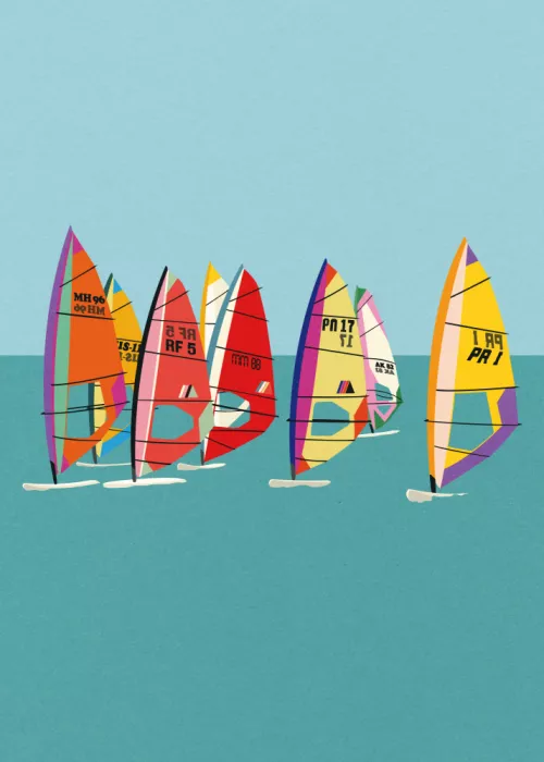 Feist, Rosi: Windsurfen an der Ostsee