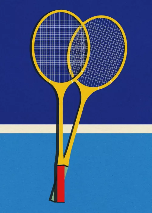 Feist, Rosi: Dřevěné badmintonové rakety