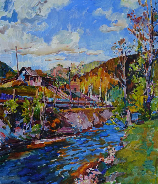 Kutsachenko, Andrii: Mountain stream