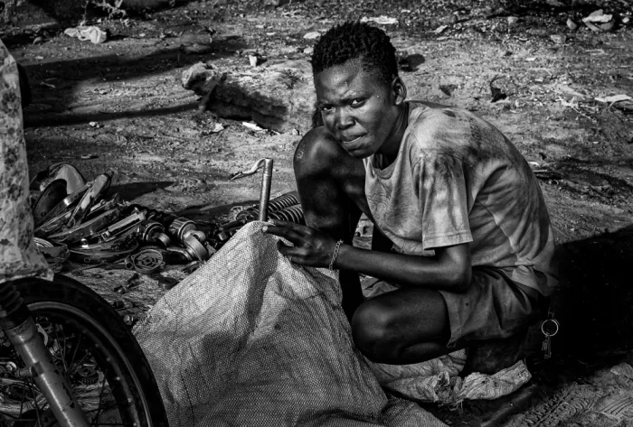 Garmendia, Inazio Joxe: Trabajando en un barrio marginal en Juba