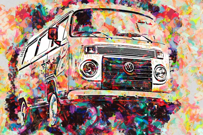 studio, senja Lembayung: Volkswagen Kombie