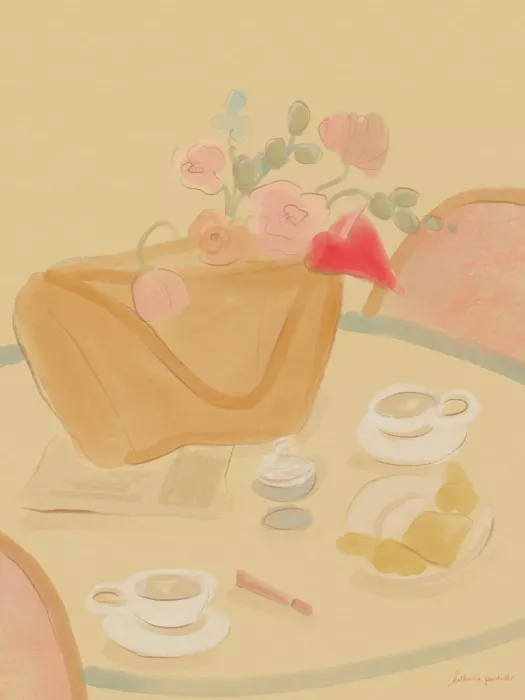 Puritscher, Katharina: Coffee Date With Flowers