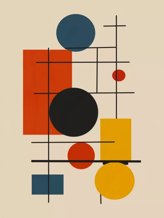 Dean, Little: Design abstrait géométrique avec intersections