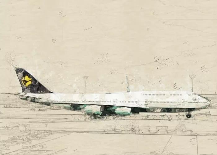 studio, senja Lembayung: airplane