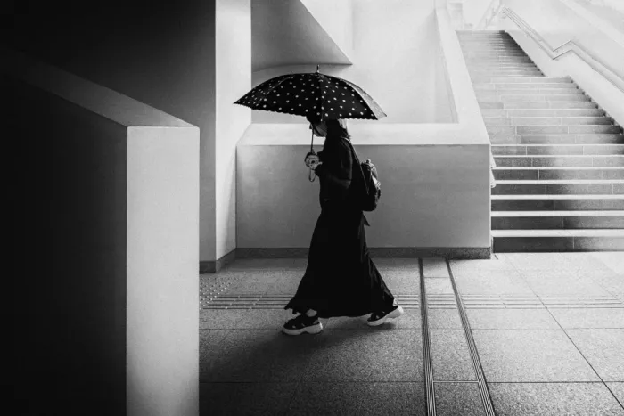 Yamamoto, Eiji: Regenschirm mit Punkten