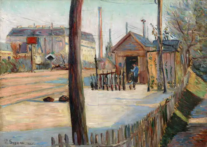 Signac, Paul: Ferrovia vicino a Bois-Colombes
