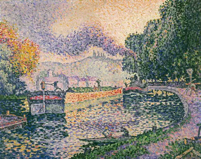 Signac, Paul: Canale in Samois
