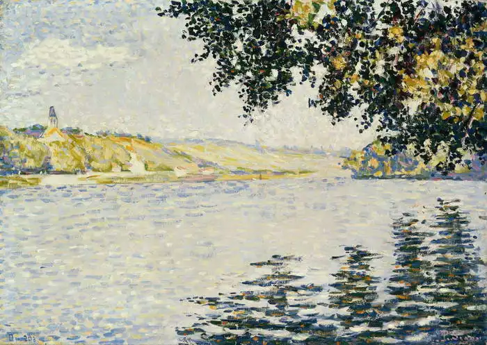 Signac, Paul: View of the Seine at Herblay