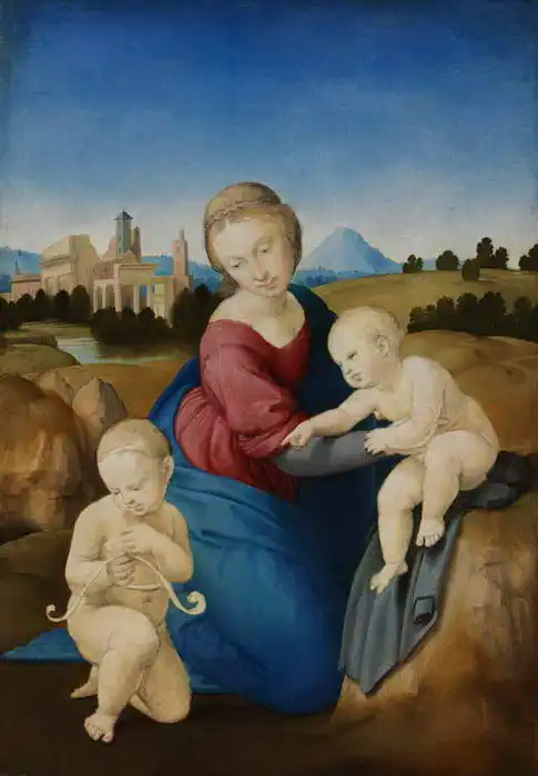 Raffael: Madonna and Child St. John the Baptist