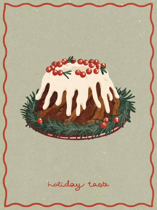 NKTN: Gâteau de Noël. Goût des fêtes