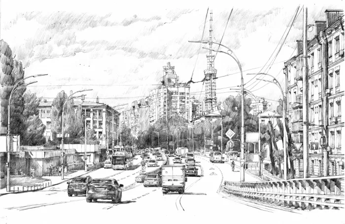 Kutsachenko, Andrii: Cityscape 5