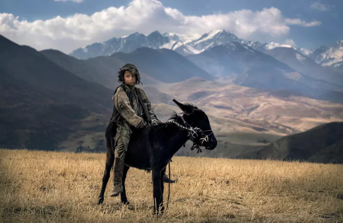 Szmidt, Waldemar: Nomadic Kyrgyz Boy