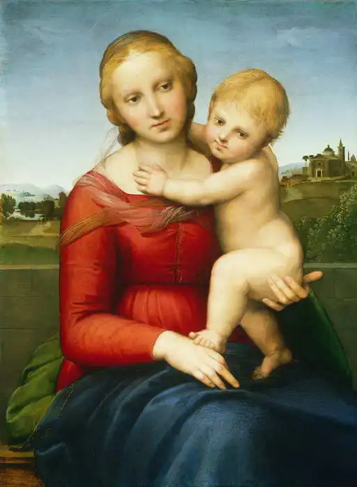 Raffael: Madonna and child