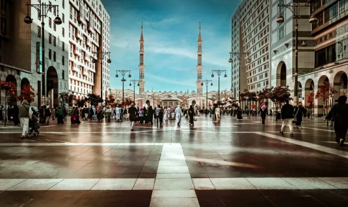 ElTouny, Asmaa: Al masjid Al Nabawy Courtyard