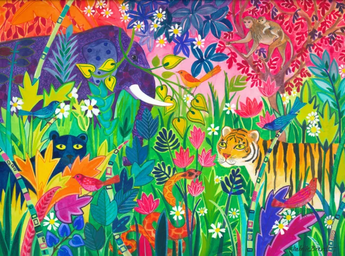 Brent, Isabelle: Défilé de couleurs de la jungle