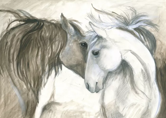 Brent, Isabelle: Tender Connection Between Two Horses