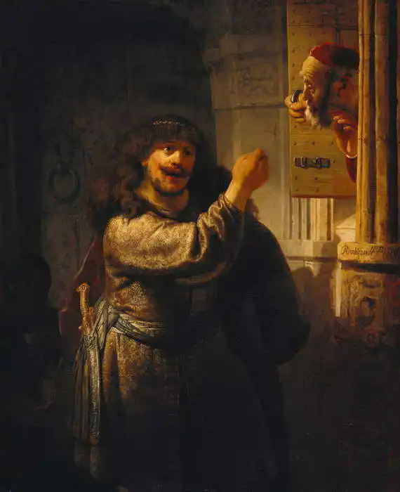 Rembrandt, van Rijn: Simon und Schwiegervater