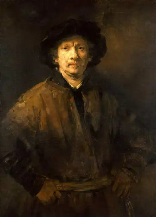 Rembrandt, van Rijn: Large self-portrait