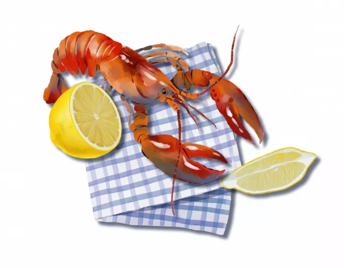 Dorosh, Elena: Lobster with lemons