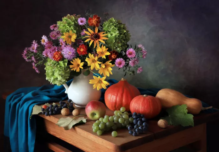 Skorokhod, Tatyana: Still life with autumn gifts