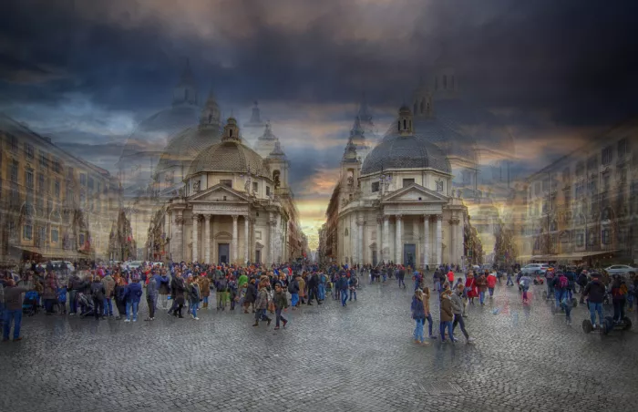 Tjandra, C.S.: Piazza del Popolo @ Roma