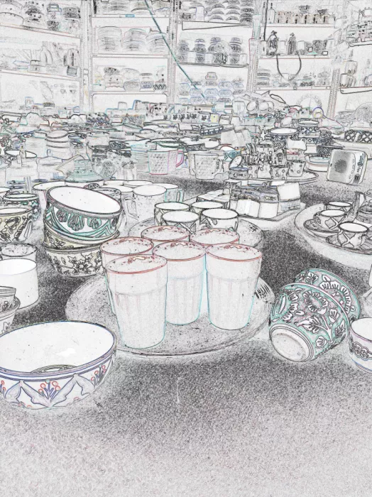 ch, Santhosh: Nature morte céramique