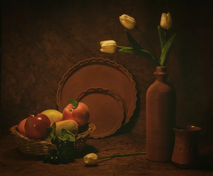 BHATTACHARYYA, PARTHA: LOW KEY STILL LIFE