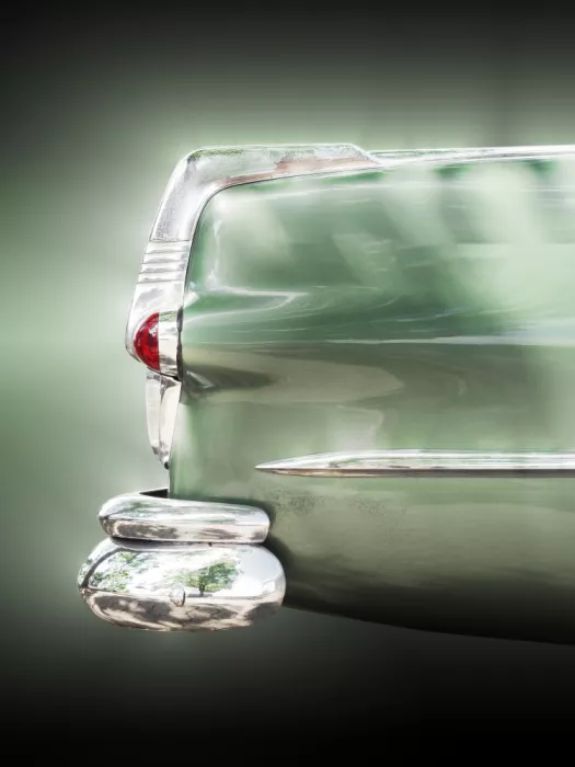 Gube, Beate: American classic car Patrician 1954 Rear