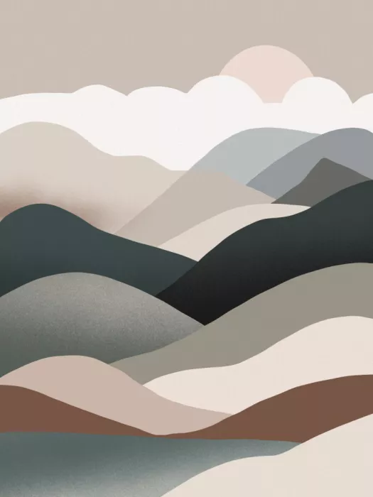 Dean, Little: Nordische Landschaft Gebirgskette 06
