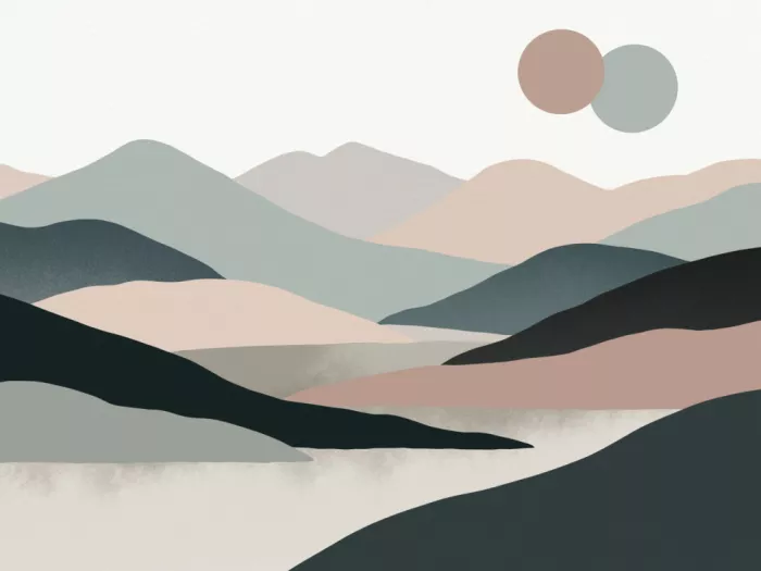 Dean, Little: Paysage nordique chaîne de montagnes 07