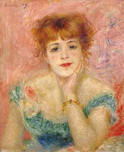 Renoir, Auguste: Portrait of Jeanne Samary