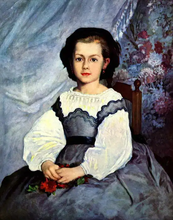 Renoir, Auguste: Porträt von Mademoiselle Romaine Lancaux