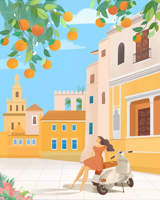 Lizde, Petra: Seville Oranges, Spain