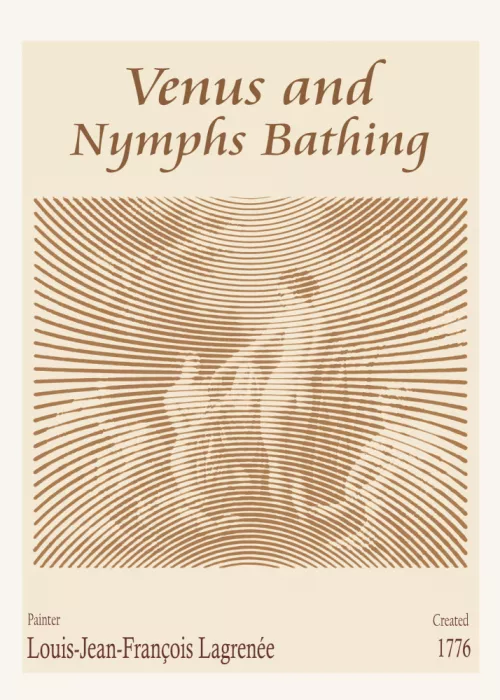 Project, Doa: Venuše a nymfy se koupající (1776) – Louis Jean François Lagrenée (francouzský, 1724–1805)