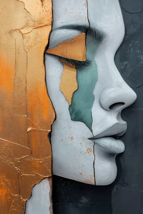 Mauro: Volto di donna astratto (4)