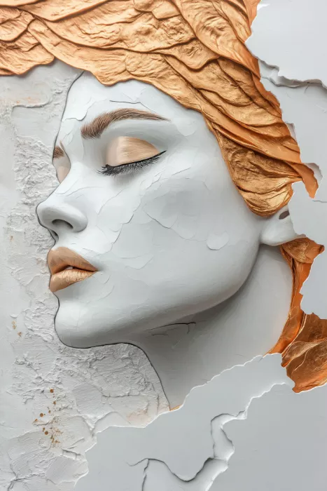 Mauro: A Woman Face Abstract  (18)