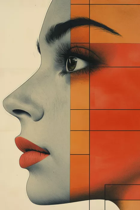 Mauro: A Woman Face Vintage Poster (4)