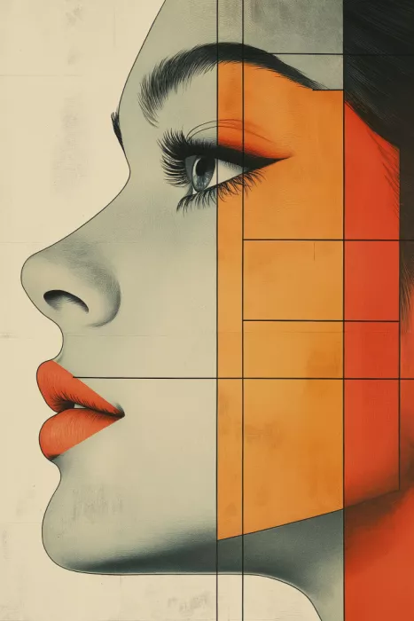 Mauro: A Woman Face Vintage Poster (19)