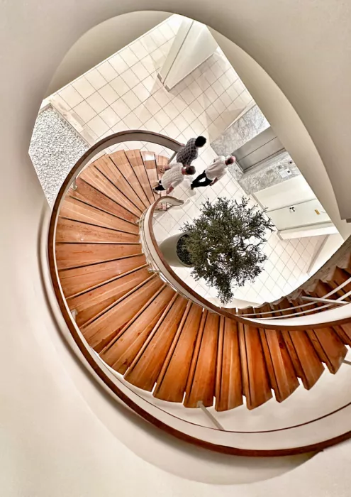 Cort, De Daniel: On Stairs
