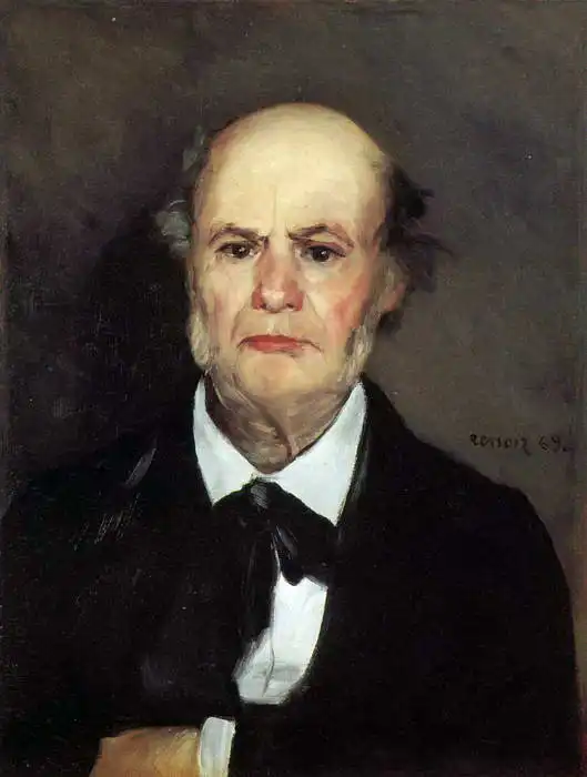 Renoir, Auguste: Portrait Renoirova father (Leonard Renoir)
