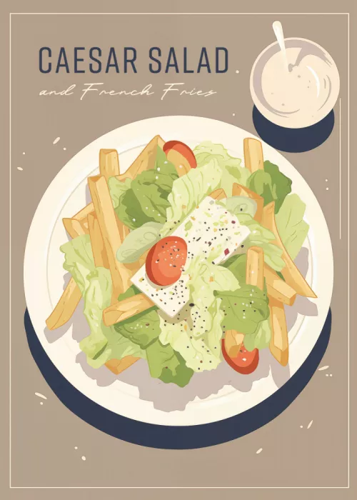 Magnusson, Andreas: Salade César et Frites