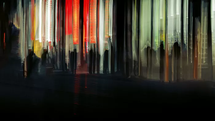 Kiral, Cicek: A Mass of People at Sunset