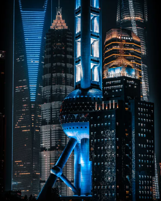 Snowman, Christopher: Shanghais futuristisches Leuchten