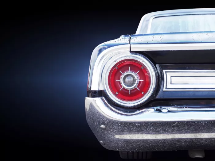 Gube, Beate: American classic car Galaxie 1964 Rear