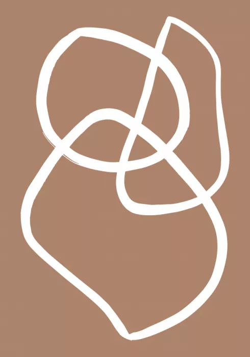 Studio, Pictufy: Lignes abstraites Mocha