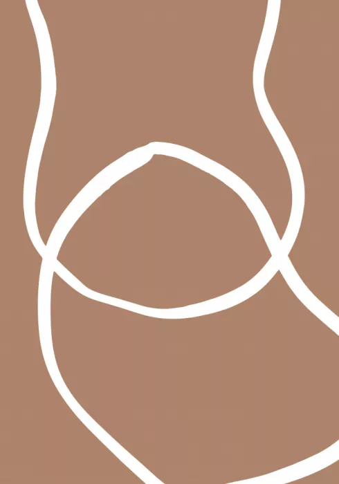 Studio, Pictufy: Lignes abstraites Mocha 2