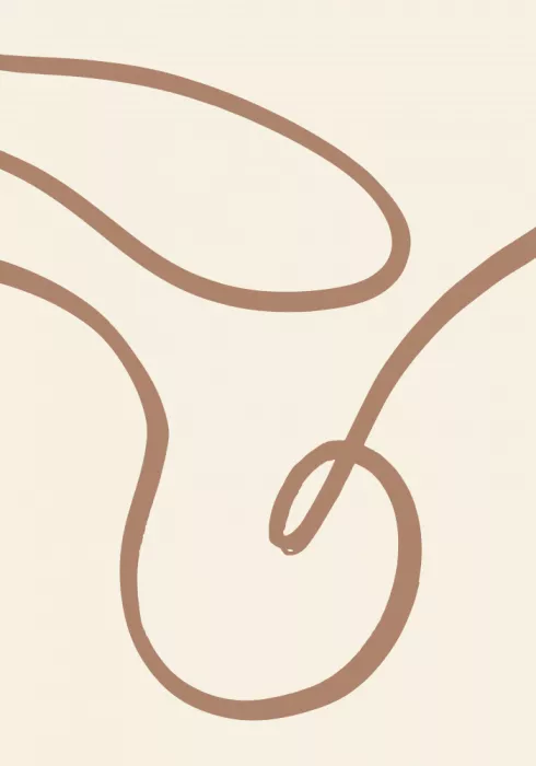 Studio, Pictufy: Lignes abstraites Mocha 3