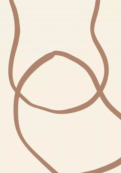 Studio, Pictufy: Abstract Lines Mocha 6