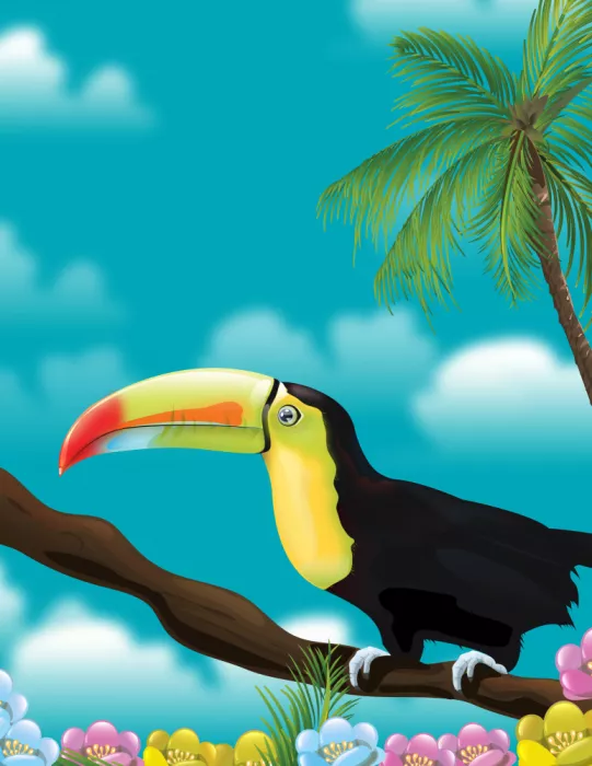 Nicholas: Toucan Perched On A Branch
