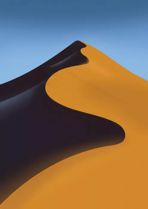 Nicholas: Paysage désertique avec une couleur vive